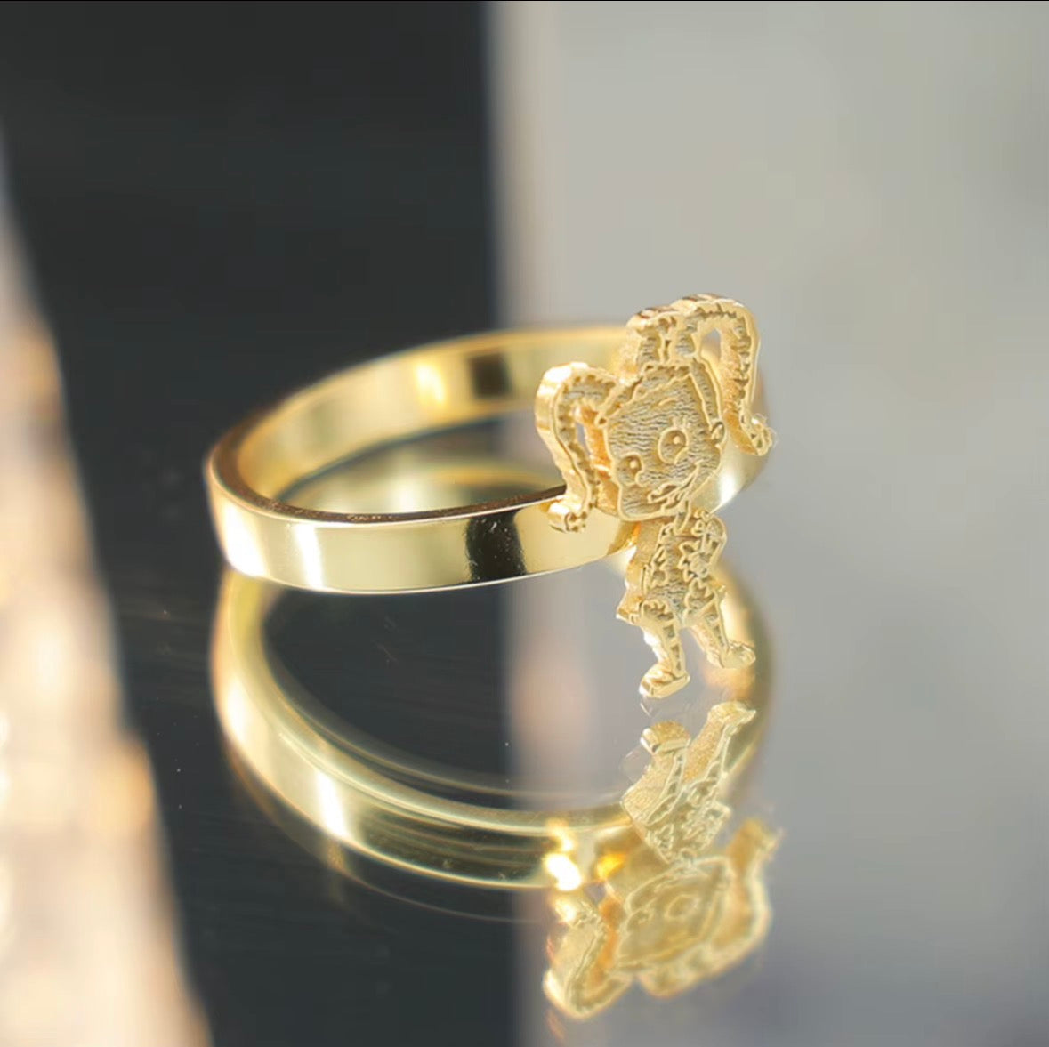 Girl Cartoon Ring